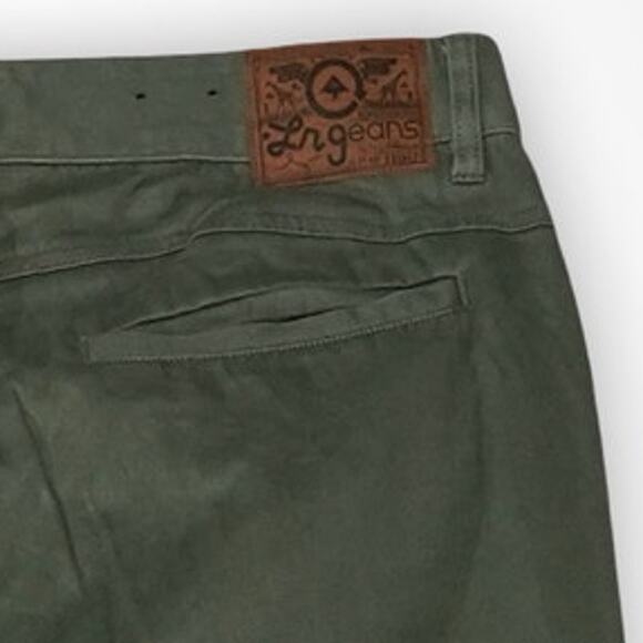 LRG True Taper Olive Green Stretch Twill Jeans 38x34 - Picture 4 of 6
